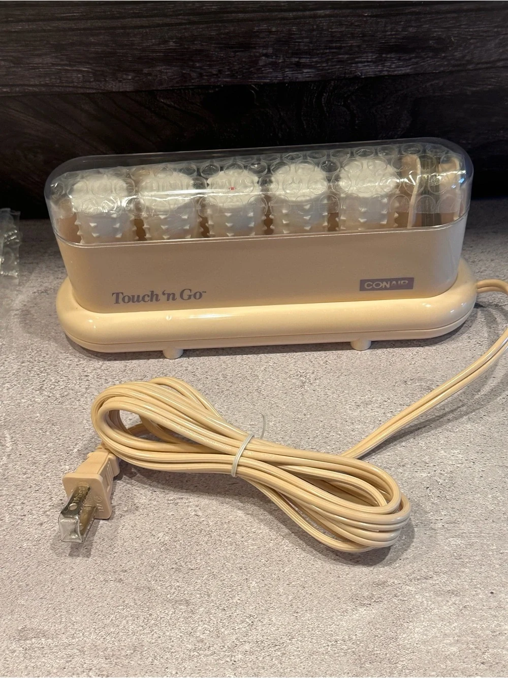 1990s Conair Touch ’n Go Travel Hot Rollers 5 Curlers Clips Tested - Vintage